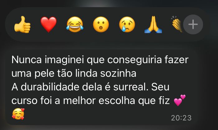 Depoimento de aluna 1